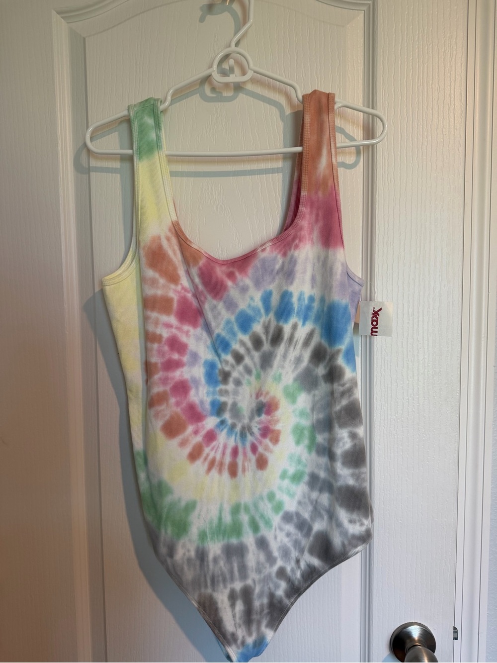 Abercrombie and fitch Tie-Dye Scoop Neck Bodysuit